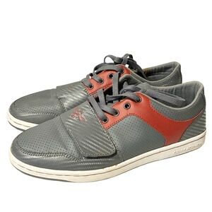 Creative Recreations Men's Classic Cesario Low Grey Red Size 10 Casual Sneaker